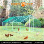 Chicken Run 10 Sizes by Cozy Pet 25mm & 32mm Hens Dogs Poultry Rabbit Ducks Coop