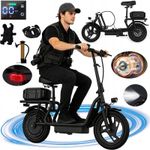 CHEEVALRY X12 Electric Scooter 48V 15Ah Coummuter 14in E-Scooter with Seat 45 km
