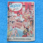 Mosaic Digedags No. 16 "The fateful banquet" GDR 1958 glued