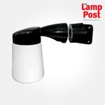 Eterna WGLEDBK Outdoor IP65 Corner Mount LED Black Well Glass Light Fitting