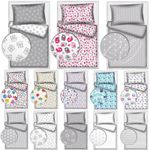 2 PIECE BABY BEDDING SET COT BED TODDLER JUNIOR BED DUVET COVER + PILLOWCASE