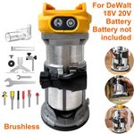30000RPM 6 Speed Brushless Wood Trimmer Compact Router For DeWalt 18/20V Battery