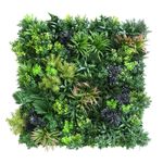 Luxury Artificial Living Wall Hedge Plant Panel In/Outdoor - 1m x 1m - PARADISE