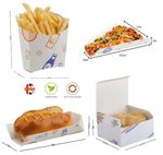SUPA SNAX MEAL FOOD TRAYS - FAST FOOD TAKEAWAY BOXES - CHIPS HOT DOG CHICKEN