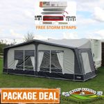 Camptech Savanna Full Caravan Seasonal Awning Inc Window Blinds PACKAGE DEAL