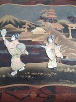 ANTIQUE JAPANESE MOTHER OF PEARL INLAY LAQUER CHOCOLATE BOX BEAUTIFUL