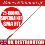 WATSON  WSMA-881 Super Gainer Flexi.  25-1900MHz  Scanning Antenna  SMA