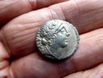 ROMAN REPUBLIC & IMPERATORIAL. Man. Acilius Glabrio. Silver Denarius, 49 BC. #35