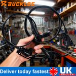 1 Pair Front & Rear Brakes Hydraulic Disc Mountain Bike MTB Bicycle Cycling Set