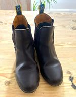 Ariat Brown Leather Kids Paddock Jodhpur Riding Boots, Elastic Sides, UK 5
