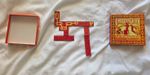 Professor Puzzle Endless Chain Brain Teaser Vintage Cardboard 8-11 Red/Gold