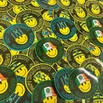 Limited Edition Glasgow Celtic "Don't Worry Be Happy" Sticker Packs 15 In A Pack