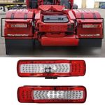# 2x LED Rear Tail lights for VOLVO FH FM 2012  EURO 6 Reverse alarm+number plat