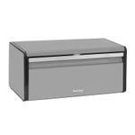Innoteck Essentials Grey Bread Bin with Magnetically Sealed Lid