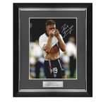 Paul Gascoigne Signed England Football Photo: Gazza's Tears. Deluxe Frame
