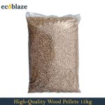 Ecoblaze Premium Wood Pellets 15kg with low Moisture for Oven, BBQ, Burner Stove