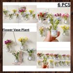 Mini Vase Refrigerator Magnets, 3D Flower Vase Plant Vase Fridge