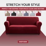 Premium Elastic Stretch Sofa Covers Slipcover Protector Settee 1/2/3/4 Seater