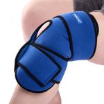 Knee Insulated Medical Cold Wrap – Reuseable Ice Cold Gel Therapy for Knee