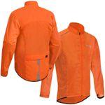 Hiviz Cycling Rain Jacket Mesh Lining Thermal Rain Coat with Light Stain marks