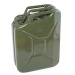 Genuine Wavian Jerry Can | 20 Litre | Steel | Petrol Fuel Storage | Khaki Green
