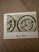 Rare Twin One Shilling Stamp Queen Victoria