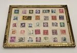 Vintage Stamp Collection - Framed in the 1970s