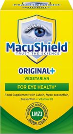 MacuShield Original+ Vegetarian – 90 Day Pack, Eye Health Food Supplement
