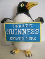 NICE GUINNESS ADVERTISING PENGUIN BAR RESTAURANT COUNTER DISPLAY VINTAGE DESIGN