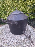 Large Antique HILLTOP Cast Iron Water Kettle Cauldron 6 Gallon FREE UK P&P 