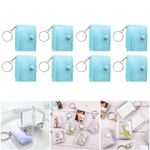 Mini Small Photo Album Keychain Binder, Picture storage cards Pocket Hanging
