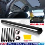 70%/50%/20%/15%/5% VLT Car Window Tint Auto Tinting Film Limo Black 20"*10FT