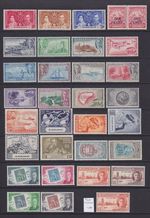 Barbados GVI 1937 - 1952 Sets etc MM. Cat £155