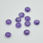 Amethyst Disc Coin Beads - 10 Count - 12mm - Grade A+, for Jewellery Making