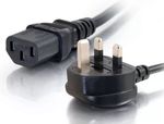 UK Kettle 13A Lead Power Cable IEC C13 Mains 1m, 2m, 2.5m, 3m, 4m, 5m, 6m, 10m