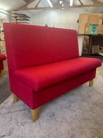 Booth Seating Plain Back Banquette - Restaurant - Cafe - Kitchen - Office - UK M