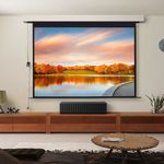 4:3/16:9 72-120inch Home Cinema Electric HD Projector Screen Remote Control UK