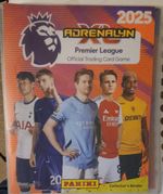 PANINI ADRENALYN XL PREMIER LEAGUE 2025 TRADING CARD BINDER + 50 CARDS INSIDE