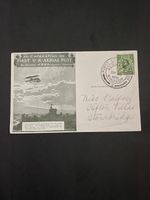 GB 1911 First U.K. Aerial Post Postcard, Olive-Green, Used Windsor-London 