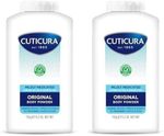 Cuticura Medicated Body Powder 150g Pack of 2 Sweat Itch Relief Hygiene Care