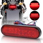 Motorcycle 24 LED Tail Light Running Rear Stop Brake Lamp Universal Motorbike