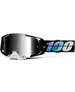 100% Armega MX Goggles Lens Krisp - Mirror Silver