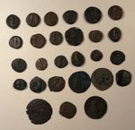 Lot of 27 Central Asian, Elymais or Sasanian related bronze issues. EX CNG