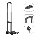 Small Folding Hand Truck Dolly with 4 Wheels, Foldable Luggage Cart, Lightweight