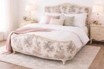 Floral French Demi Corbeille Bed