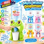 Kids Mini Water Dispenser Toy Pretend Play Drinking Fountain Kitchen Toy