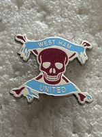 Very Rare  & Collectable West Ham Supporter Enamel Badge - Wear With Pride