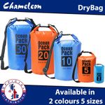 Waterproof Dry Storage Bag 2,5,10,20, 30L outdoor survival Blue Orange 495 sold