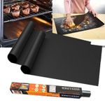 OVEN LINER Heavy Duty Protector Sheet Mat Non Stick Cooker BBQ 50cm x40cm.