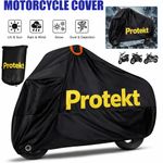 Heavy Duty Waterproof Motorbike Motorcycle Cover Outdoor Rain Dust UV Protector